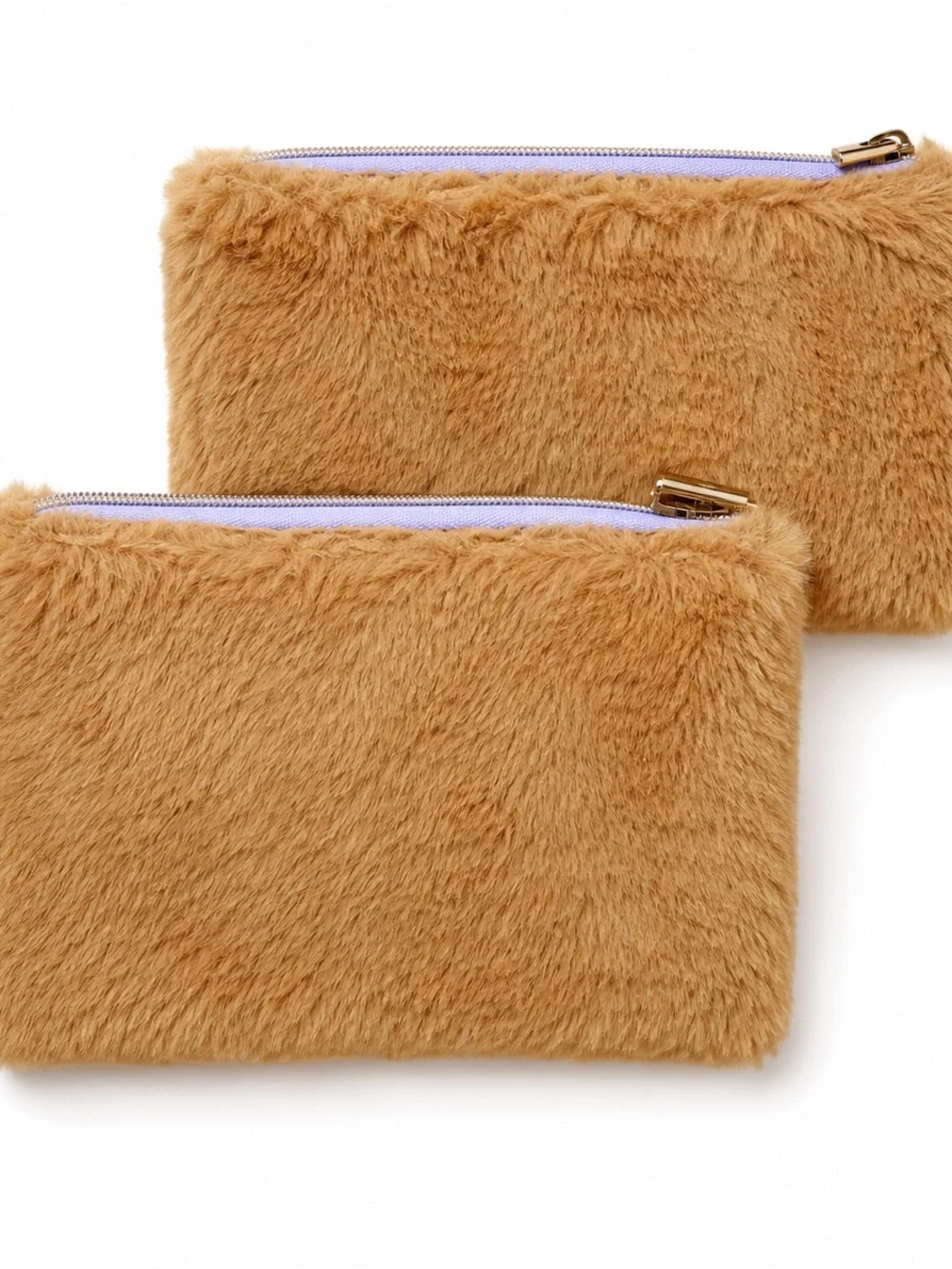 ipsy Mixed Color Makeup Pouch Set - Pink, Gold, Coral, Lavender, Blue, Tan